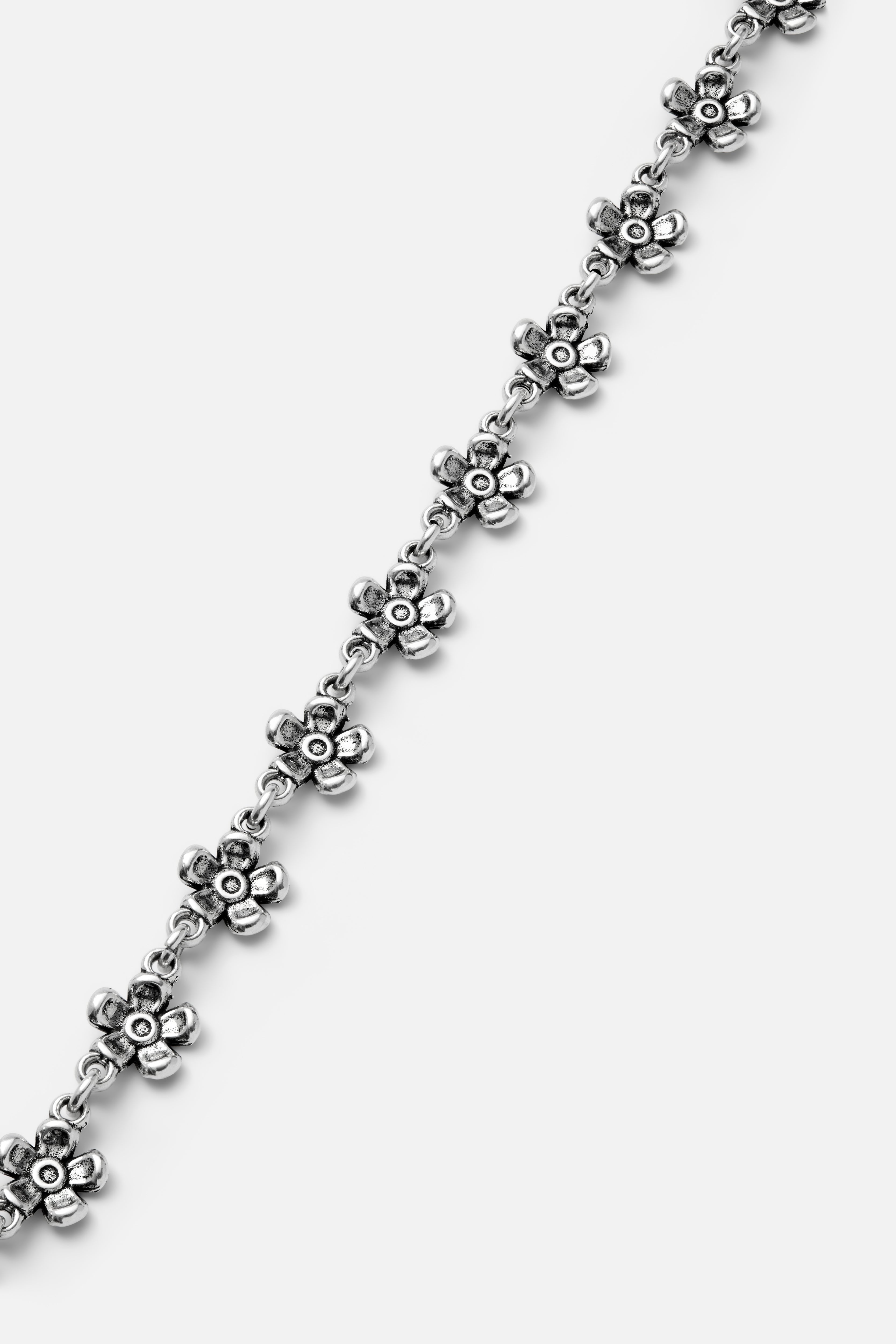 CAS DEIÀ SA FLOR NECKLACE, handcrafted silver necklace