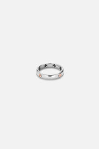 CAS DEIÀ VELA RING LIGHT PEACH, handcrafted silver ring